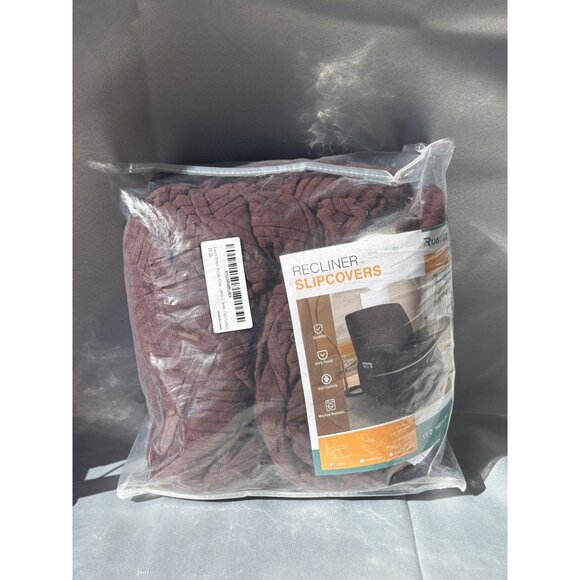 Recliner Slipcovers Stretchy Textured Fabric By Ruaozz - Picture 3 of 5